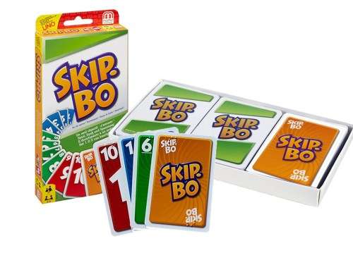 Bold Number Skip-Bo Card Game (For 2-6 Players)