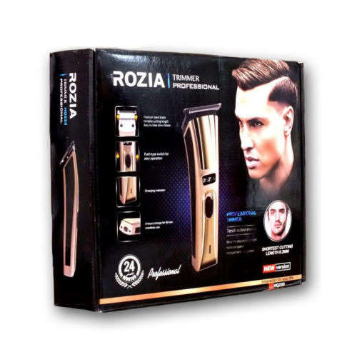 Rozia Rechargeable Trimmer Stainless Steel Blade Easy to Cut Your Hair HQ-233