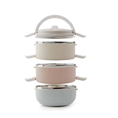 Triple Layer Stainless Steel Lunch Box
