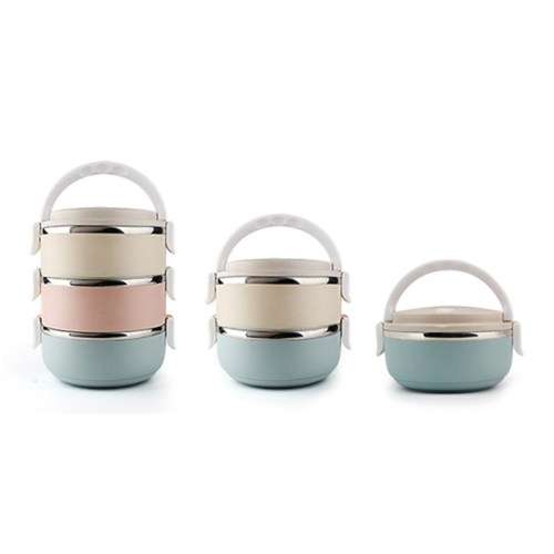 Triple Layer Stainless Steel Lunch Box