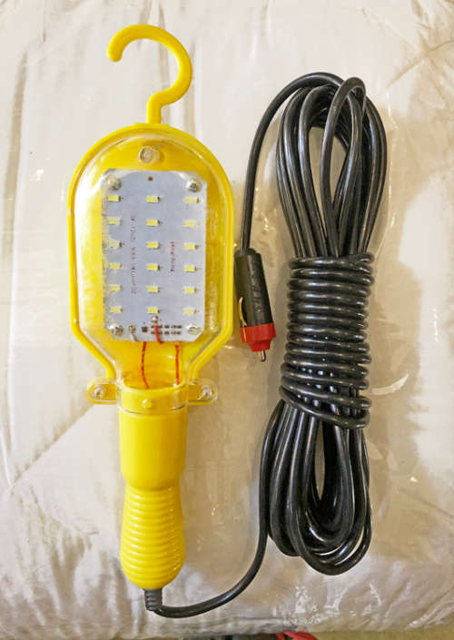 18 LEDs Portable Electric Hand Lamp with 10m Cable