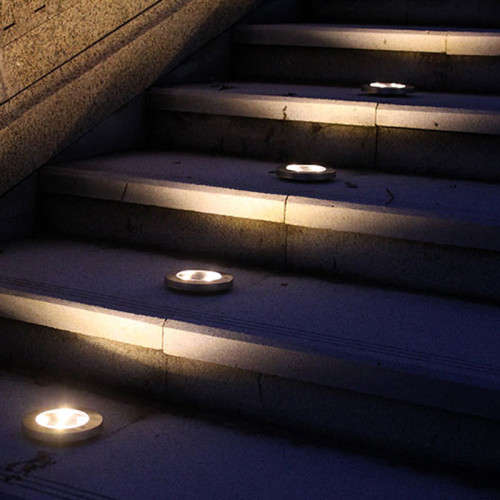 8 LED Solar Power Ground Outdoor Path Way Garden Decking Light