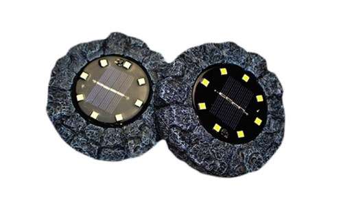 8 LED Solar Power Ground Outdoor Path Way Garden Decking Light