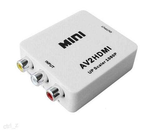 Mini AV to HDMI Converter Adapter Connector 1080P Full HD