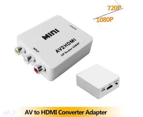 Mini AV to HDMI Converter Adapter Connector 1080P Full HD