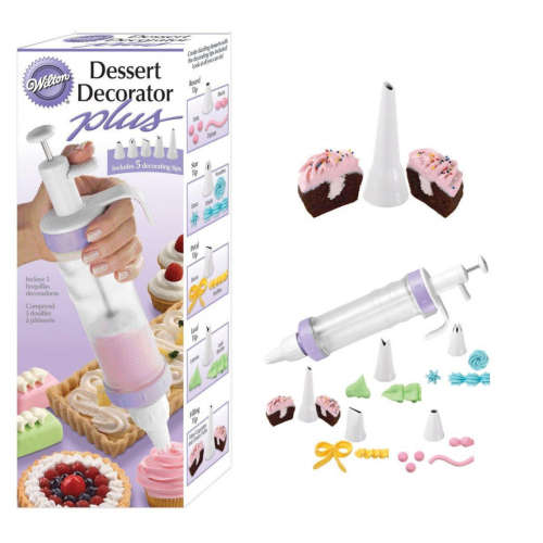 Desert Decorator Plus Cake Decorating Tool - Includes 5 decorating Tips