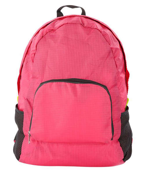 Waterproof Travel Light Weight Foldable Sports Backpack - Pink