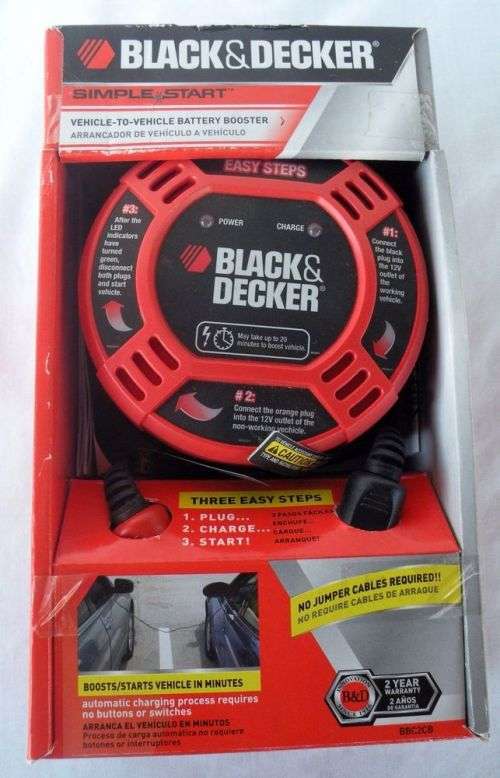 Black & Decker Simple Start BBC2CB Vehicle to Vehicle Battery Booster