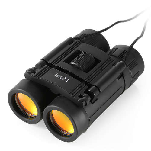 Outdoor 8X21 100m/1000m Folding Roof Prism Binocular for Hunting Hiking