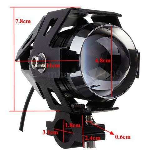 30W U5 Motorcycle Bike LED Headlight Driving Fog Spot Light Lamp