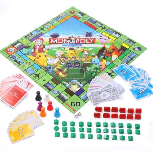 Monopoly Global Village Character Game - Pokemon Go