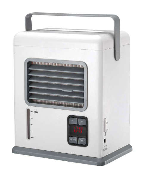 3-in-1 Portable USB Fan Cooler with Aqua Technology Air Purification Humidifier