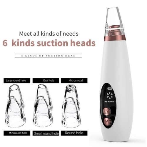 USB Rechargeable Vacuum Blackhead Remover and Pores Cleansing Device