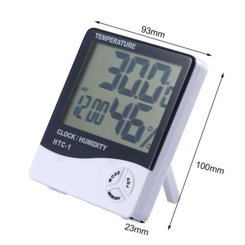 Digital Clock with Temperature and Humidity Meters Function