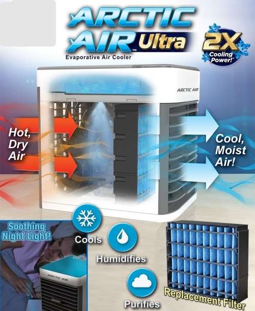 Arctic Air Ultra Mini Water Cooler Fan- 3 Speed- USB powered