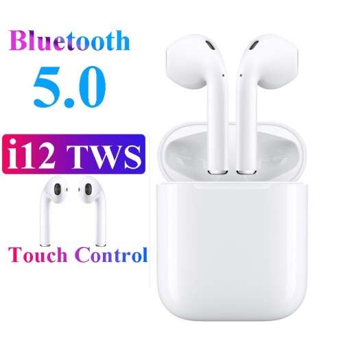 **Black Friday Deal**  Bluetooth 5.0 TWS i12 Touch Earbuds Earphones with Auto-Pairing Function