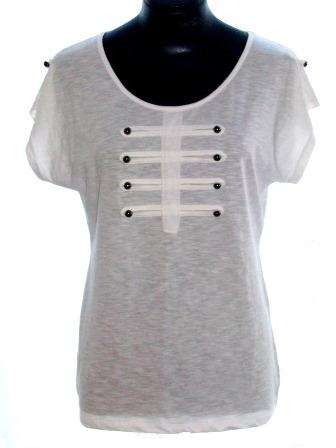 SALE - VERTIGO Military Style Top - Size: Small