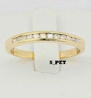 9ct Solid Gold Eternity Diamond Ring