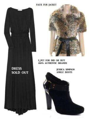 SALE - Cosy Leopard Print Faux Fur Jacket - Size: 34