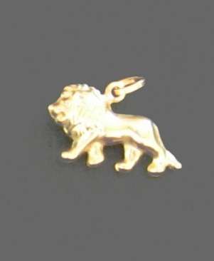 9ct Gold Lion Charm - 1.3 grams