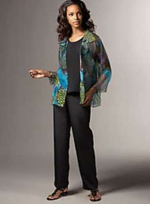 Hilton Weiner - Black Silk Slouchy Pants - Size: 34