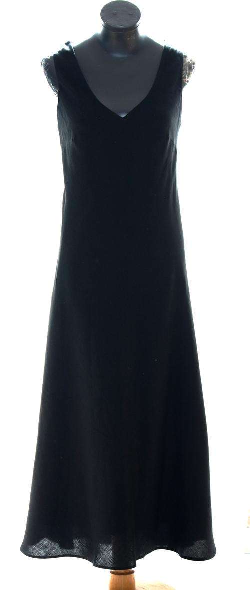 Hilton Weiner - Pure Linen Maxi Dress - Size: Medium