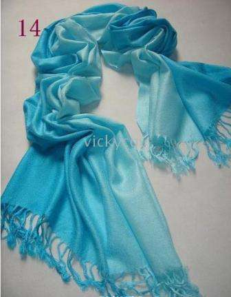 Turquoise 100% Cashmere Pashmina Shawl