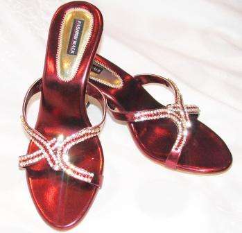Genuine Swarovski  Crystal Sandals - [Not available in SA]