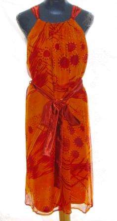 Authentic Urban Rose Pure Silk Dress - Size: Medium