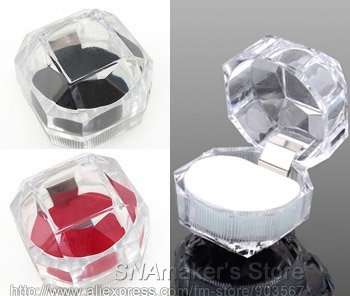 New Crystal Ring Boxes for Jewelry Displays