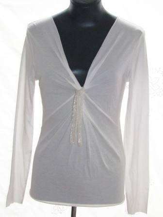 Hilton Weiner Knotted Sequine Top - Size: Medium