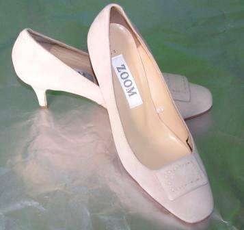 ZOOM Genuine Leather Suede Pumps - Size: 5