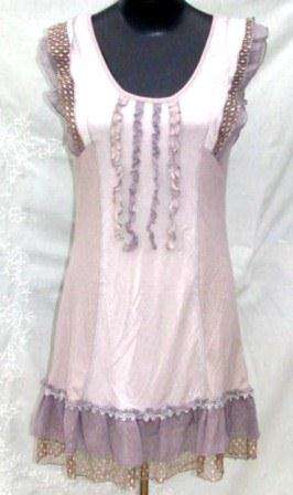 Chic Ruffle Dress - Size: 32/34