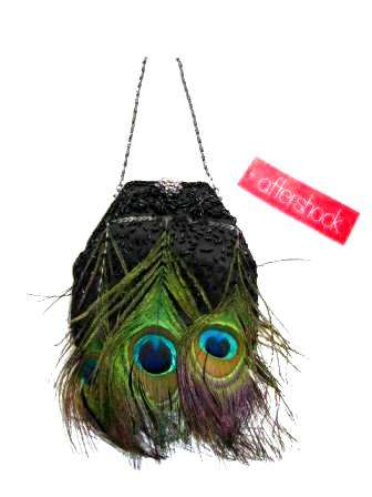 AFTERSHOCK Designer Vintage Style Peacock Bag