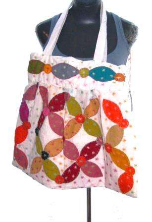 Hand Embroidered Pure Linen Bag