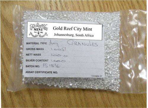 A FIRST ON BOB FINE SILVER GRANULES