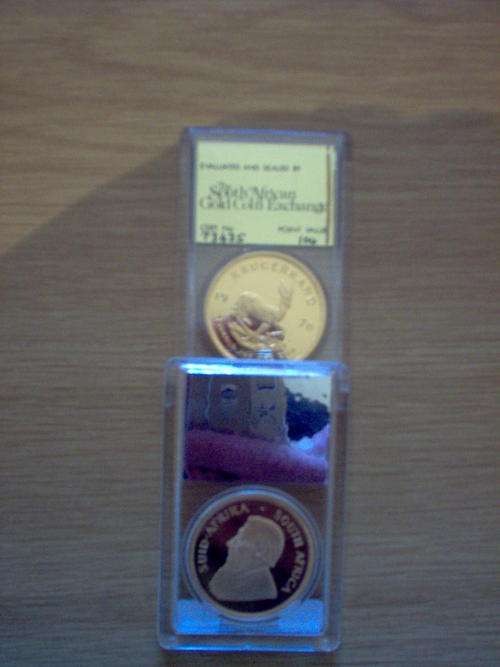 1976 SAGCE SLABBED PROOF OUNCE KRUGERRAND