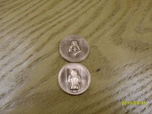 BOOBS AND BUMS SPORTS TOSSING COIN