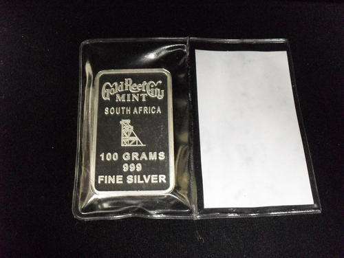 100 GRAM FINE SILVER ELEPHANT BAR