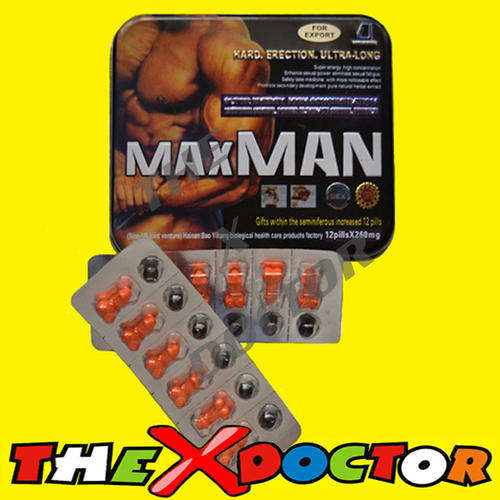 MAX MAN - Male Enhancement capsules - 12 Pills & 12 Stamina Pills