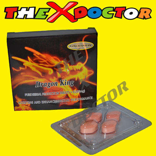 Dragon King - Natural Sex Pills, Enhancer for Men 10 Boxes (40 Tablets) 200mg