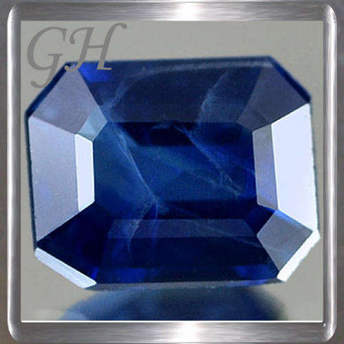 Natural Sapphire Midnight Blue 0.41ct Octagon Cut, Breathtaking Gemstone
