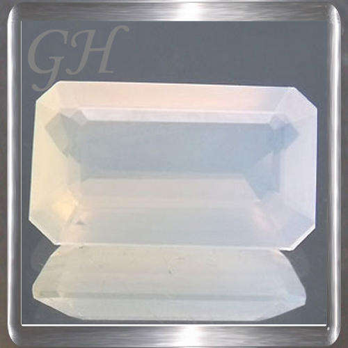 Natural White Opal 2.94ct Octagon Cut, Amazing Gemstone