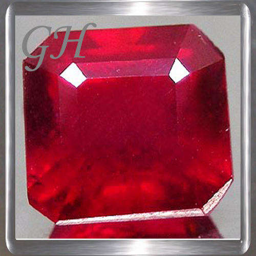 Natural Ruby Red 1.57ct Octagon Cut, Amazing Gemstone