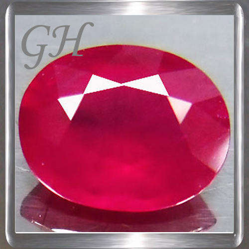 Natural Ruby Red 2.44ct Oval Cut, Fabulous Gemstone