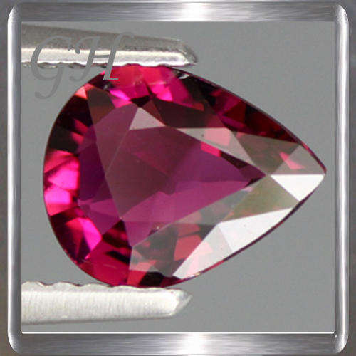 Natural Tourmaline Purple/Pink 0.86ct Pear Cut, Magical Gemstone