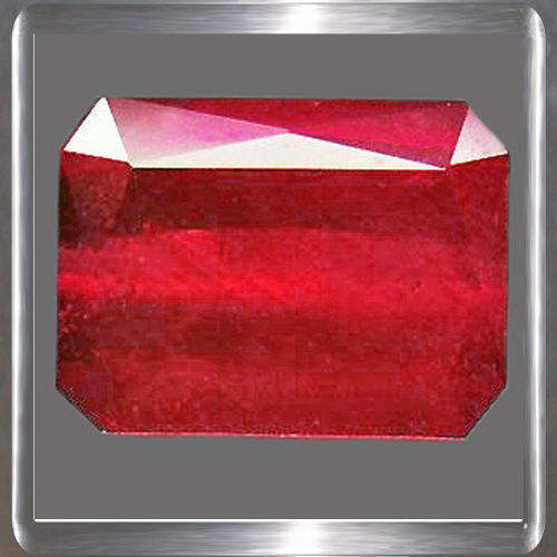 Natural Ruby Red 1.49ct Octagon Cut, Impressive Gemstone