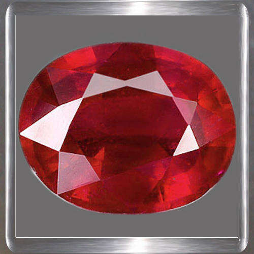 Natural Ruby Red 1.78ct Oval Cut, Captivating Gemstone