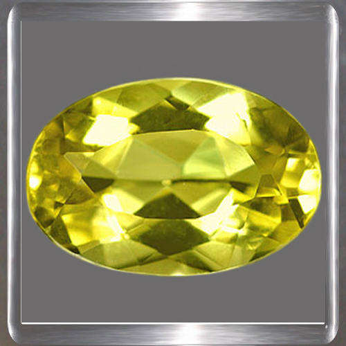 Natural Beryl Greenish Yellow 1.77ct Oval Cut