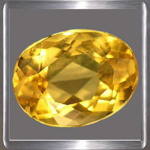 Natural Beryl Yellow 1.61ct Oval Cut